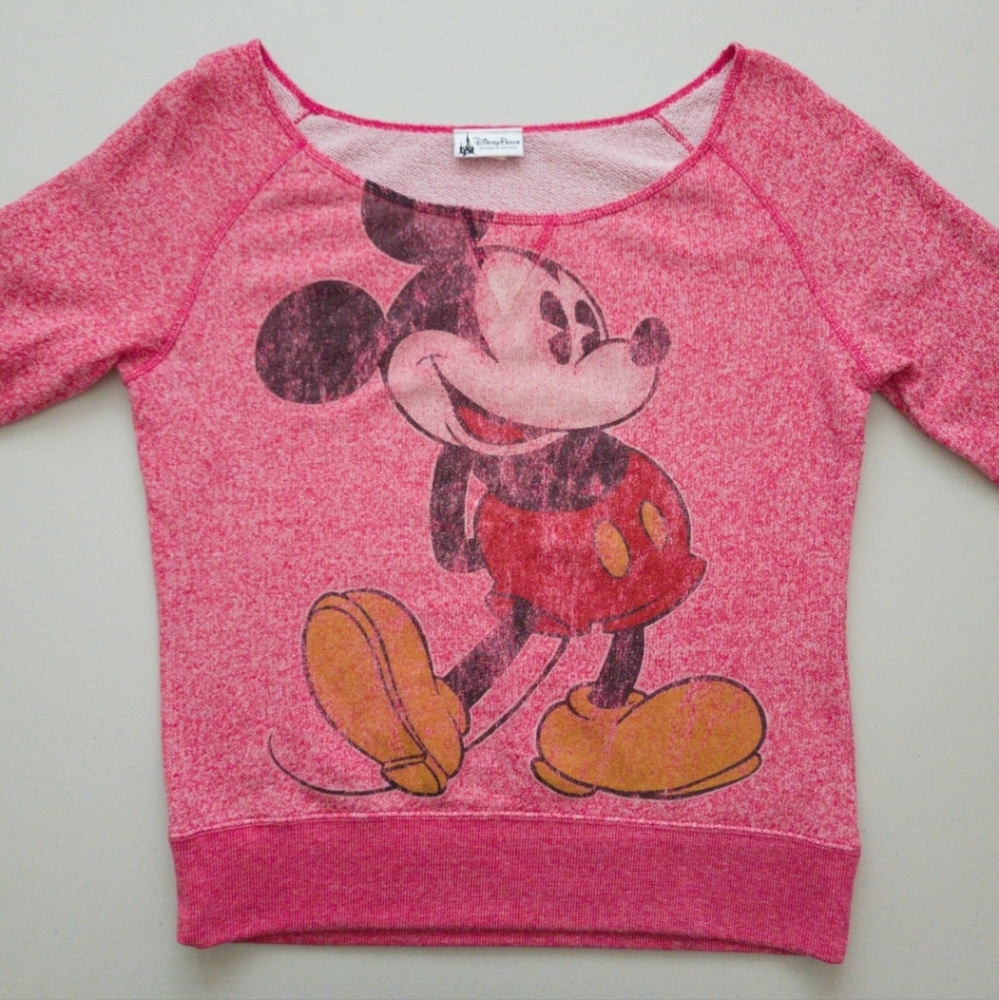 Disney Pink Long sleeve top sweat shirt